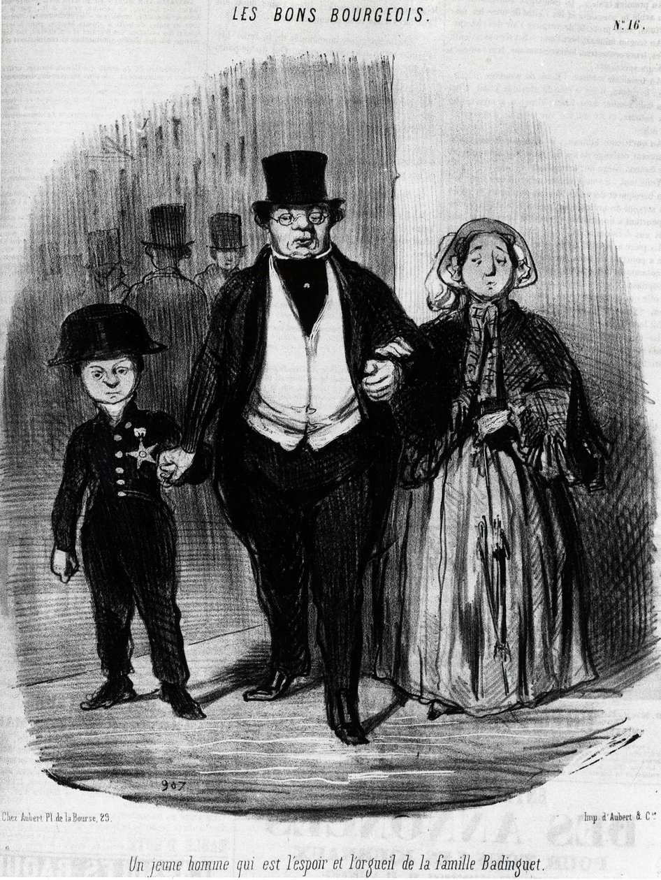 Les Bons Bourgeois - von Daumier, in 