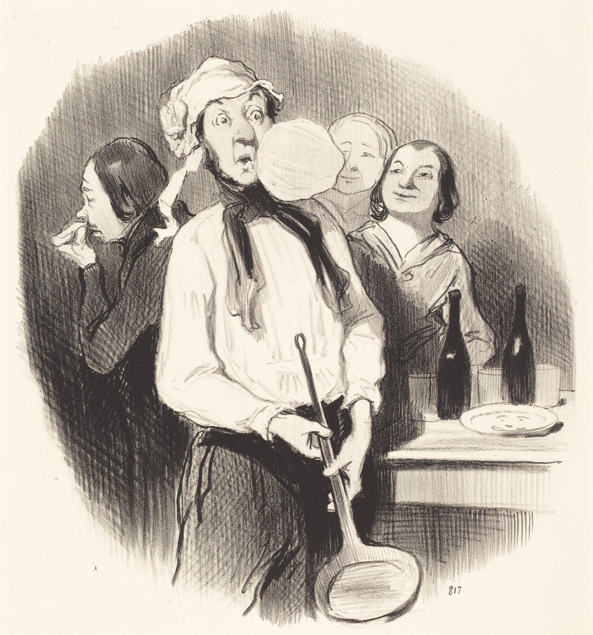 Die Crêpes von Honoré Daumier
