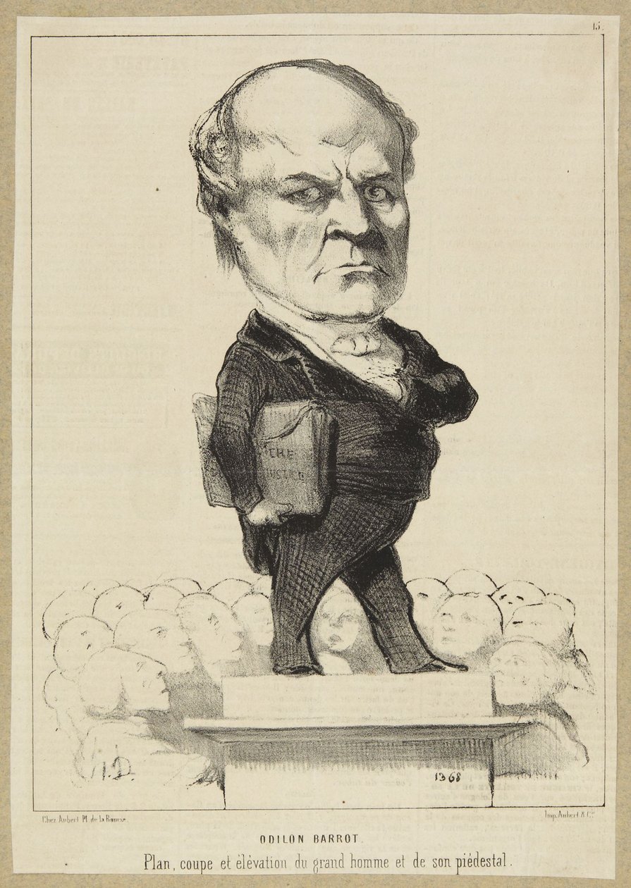 "Odilon Barrot" von Honoré Daumier