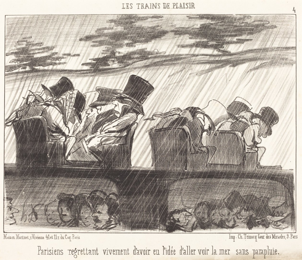 Pariser bedauern zutiefst... von Honoré Daumier