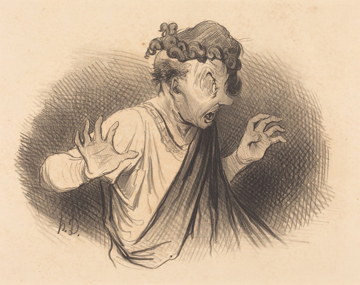 Für wen sind diese Schlangen bestimmt… von Honoré Daumier