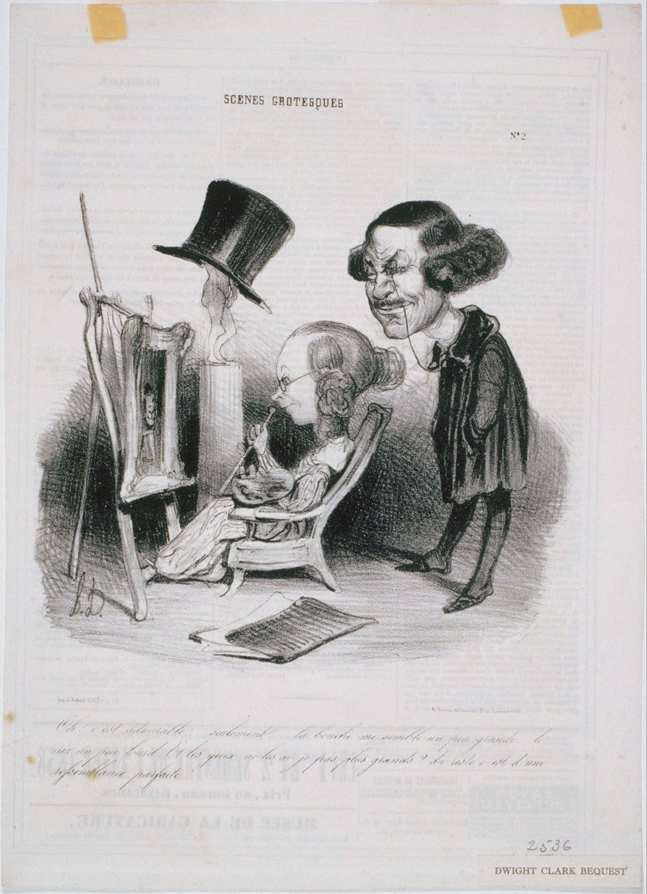 Groteske Szenen: Oh! Das ist bewundernswert... von Honoré Daumier