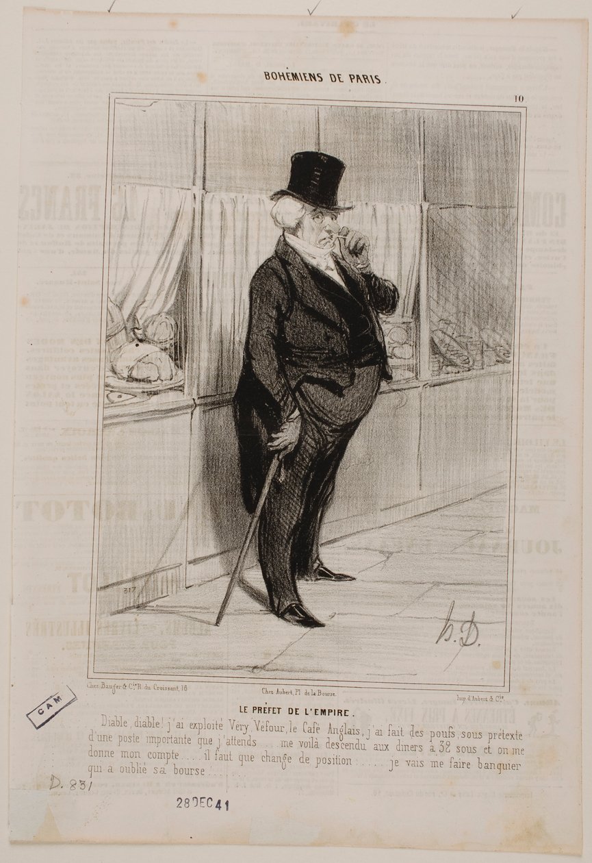 Der Präfekt des Reiches von Honoré Daumier