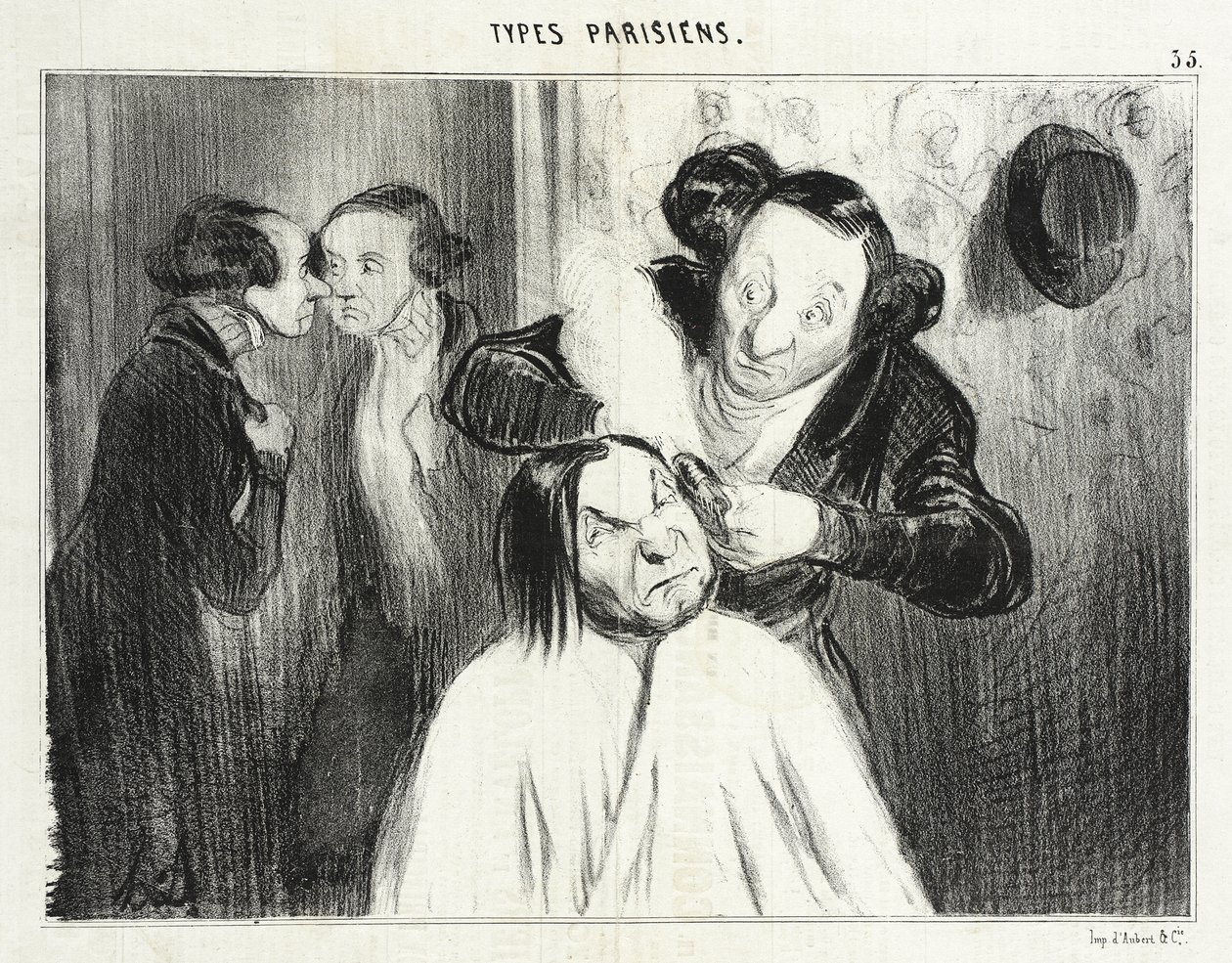 Pariser Typen (Druckgrafikserie) von Honoré Daumier