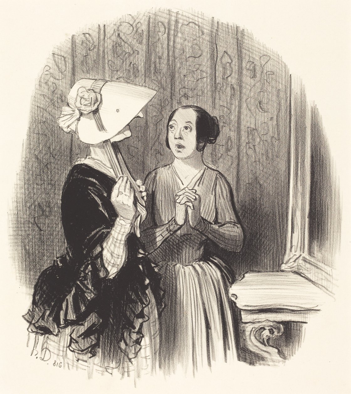 Ein Pamela-Hut von Honoré Daumier