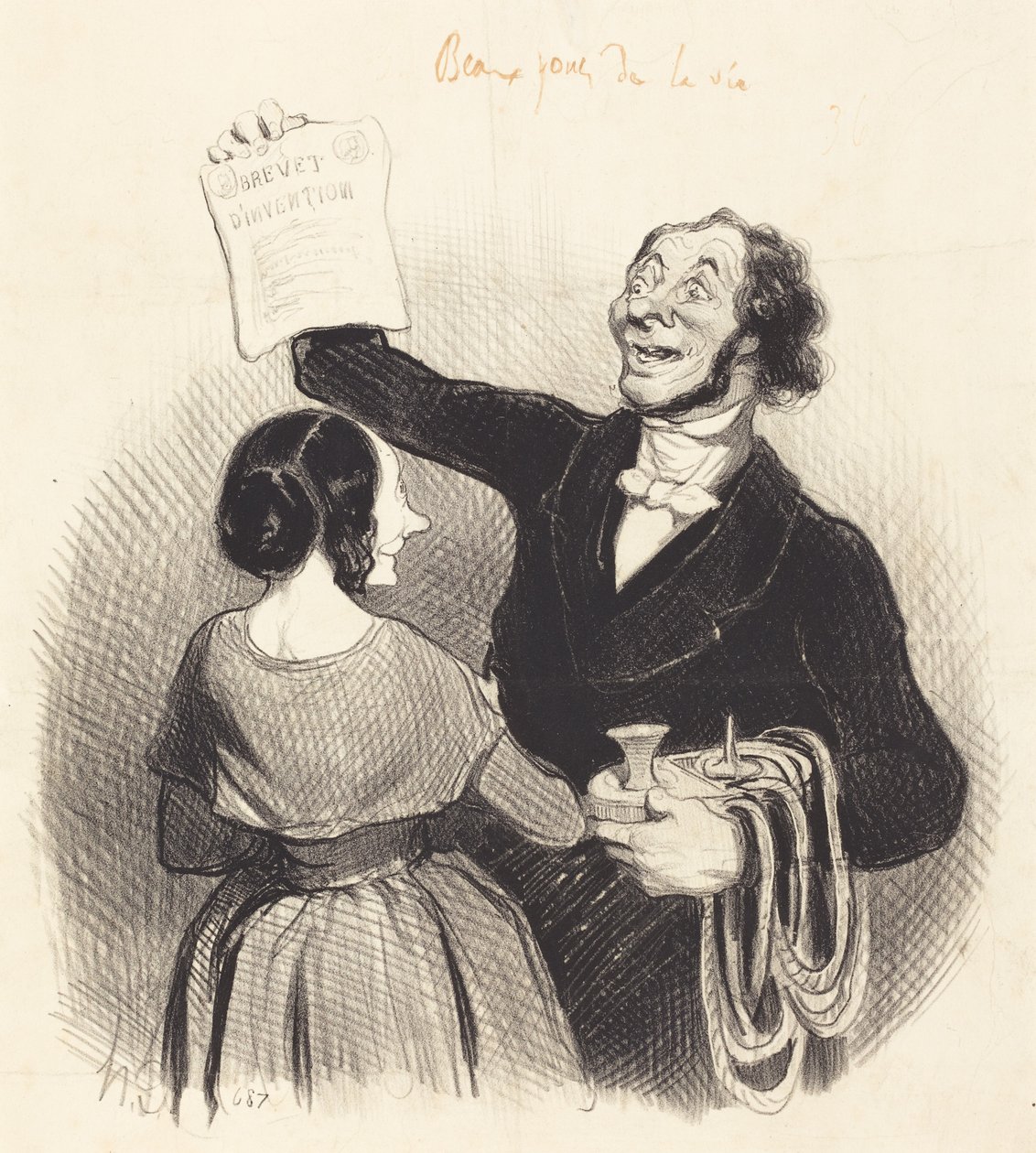 Ein großer Mann mehr von Honoré Daumier