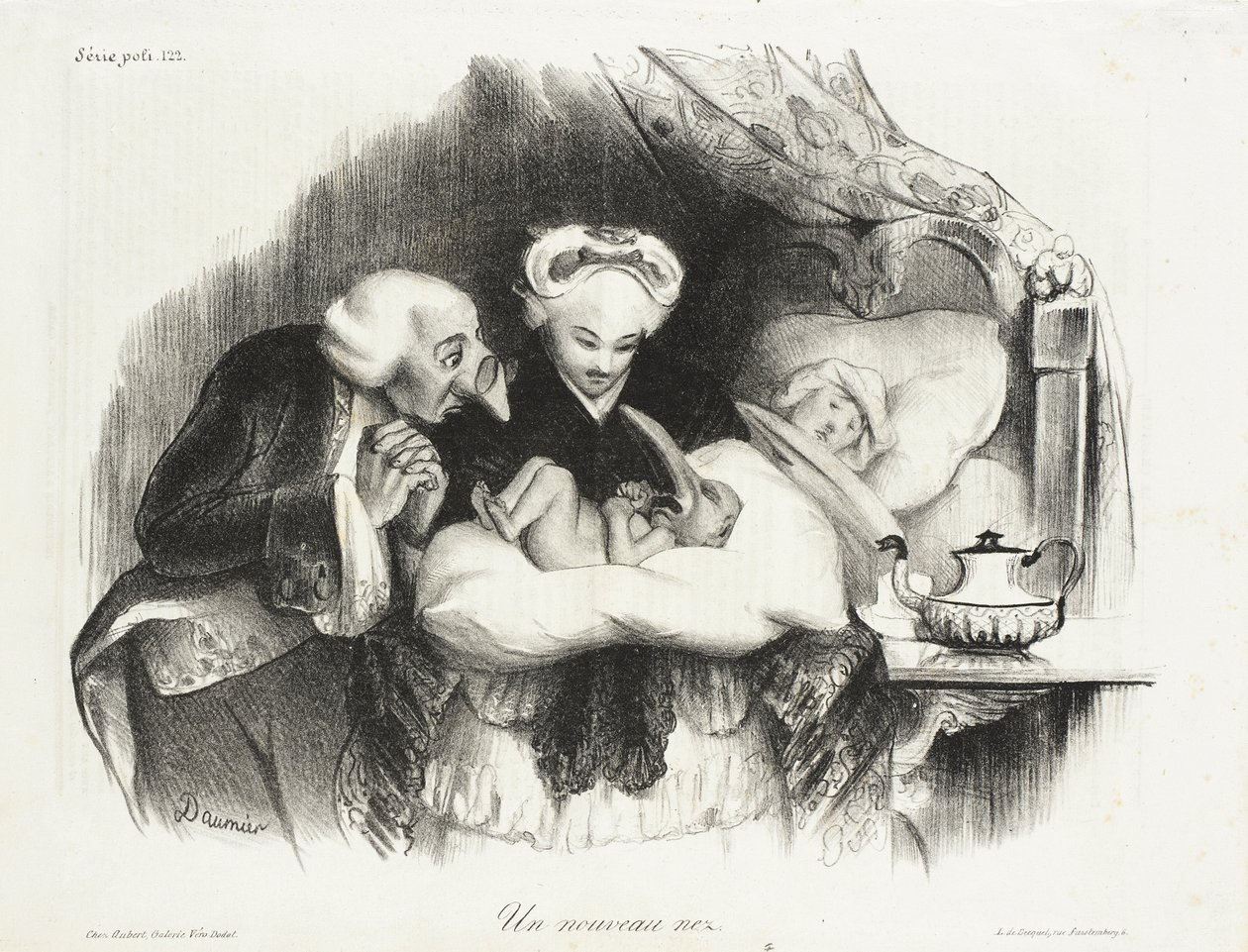 Eine neue Nase von Honoré Daumier