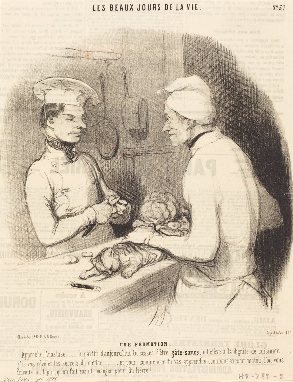Eine Beförderung von Honoré Daumier