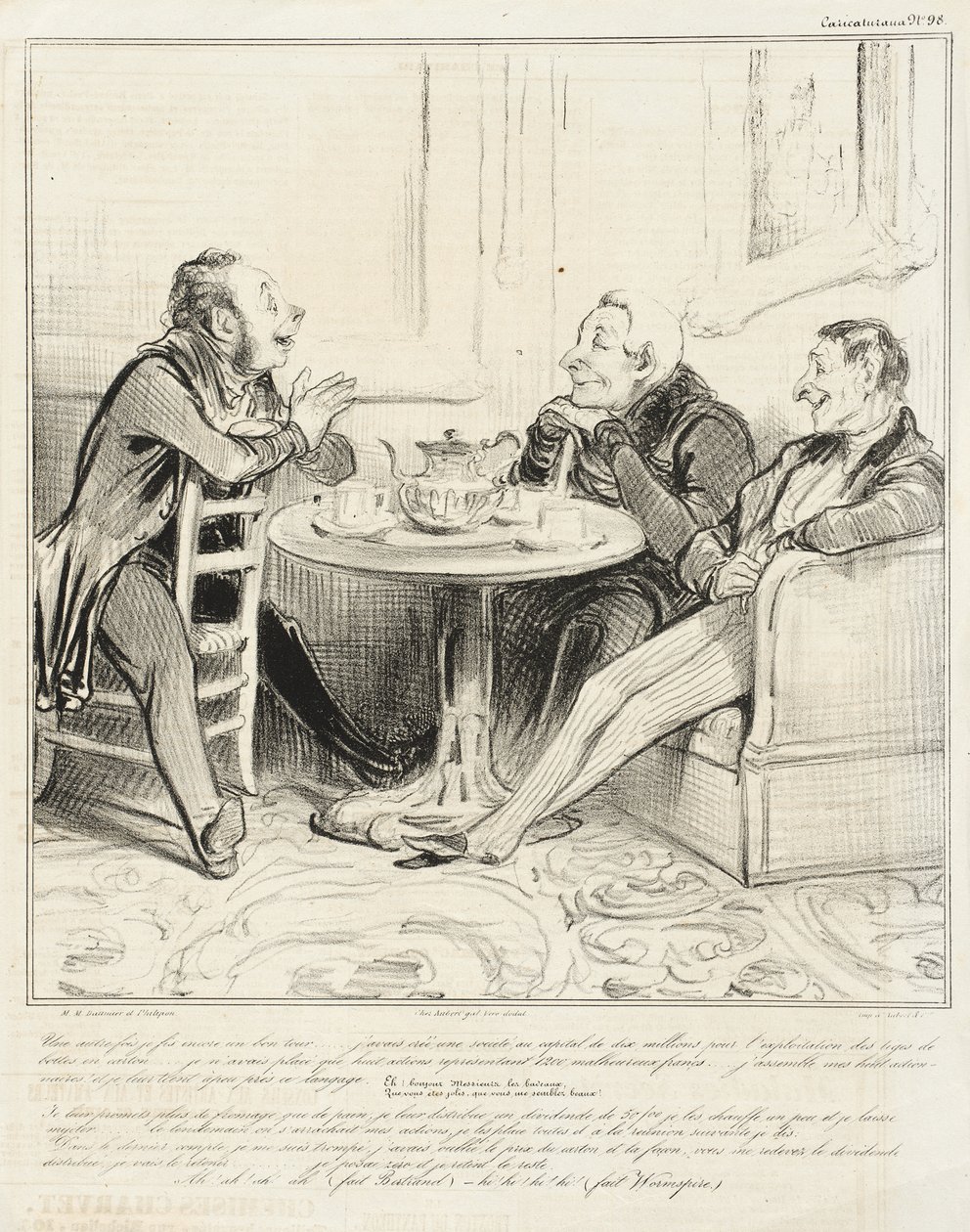 Ein anderes Mal machte ich wieder einen guten Streich... von Honoré Daumier