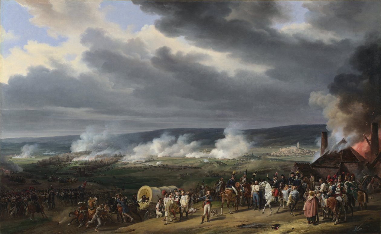 Schlacht von Jemappes am 6. November 1792 von Emile Jean Horace Vernet