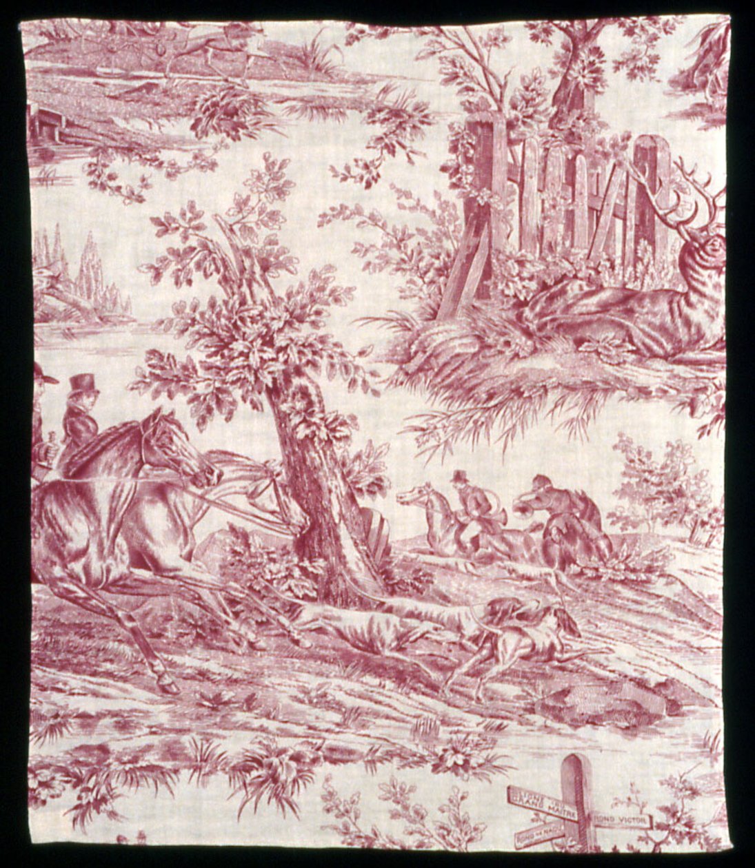 La Route de Jouy (Möbelstoff) von Horace Vernet