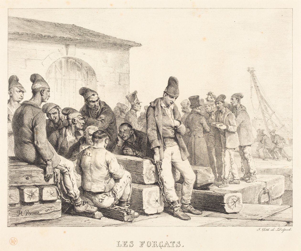 Die Sträflinge von Horace Vernet