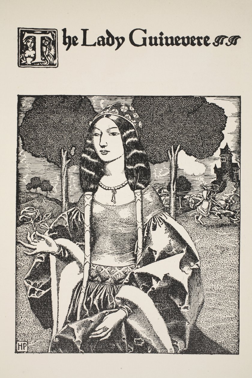 Lady Guinevere, Illustration aus 