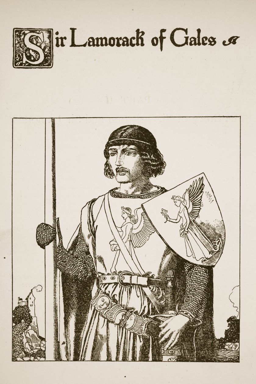 Sir Lamorack von Gales, Illustration aus 