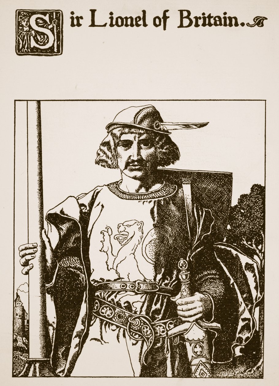 Sir Lionel von Britannien, Illustration aus 