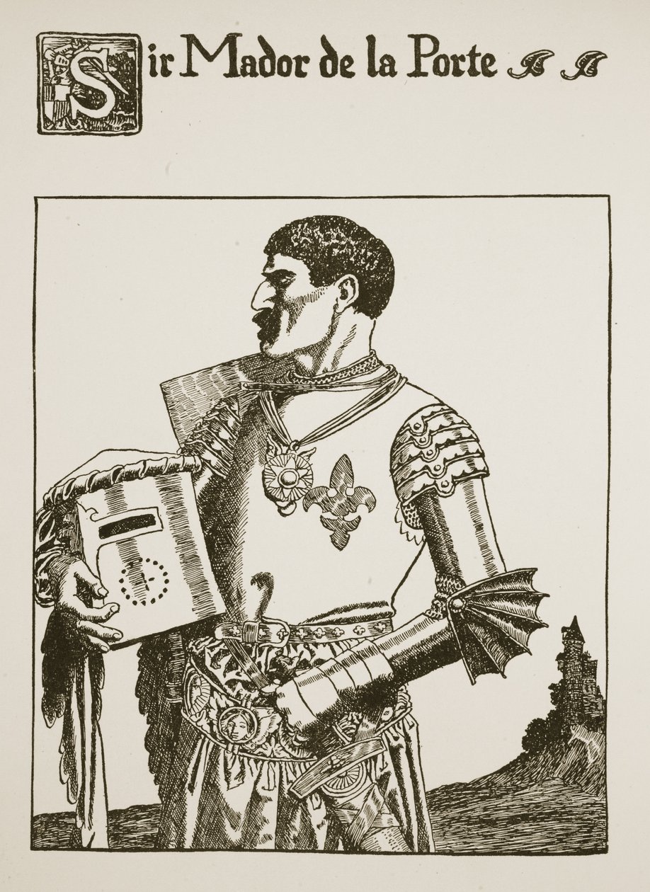 Sir Mador de la Porte, Illustration aus 