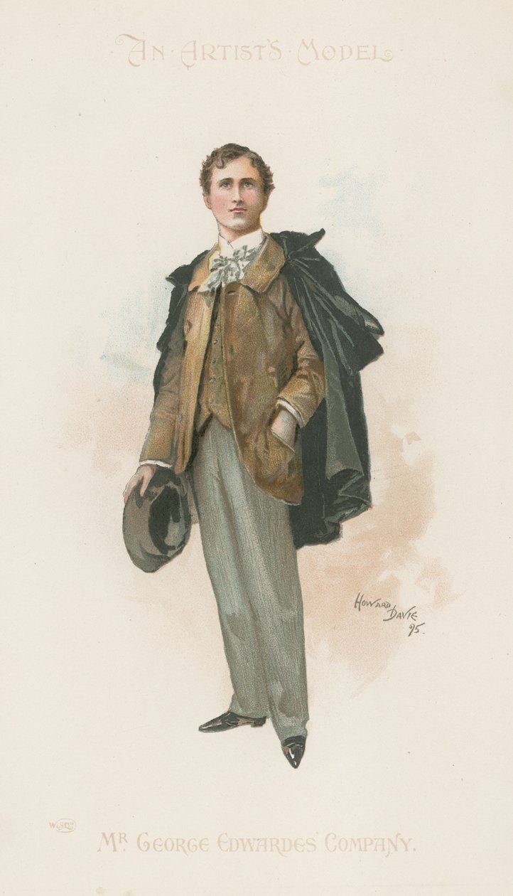 Ganzkörperporträt eines Mannes von Howard Davie