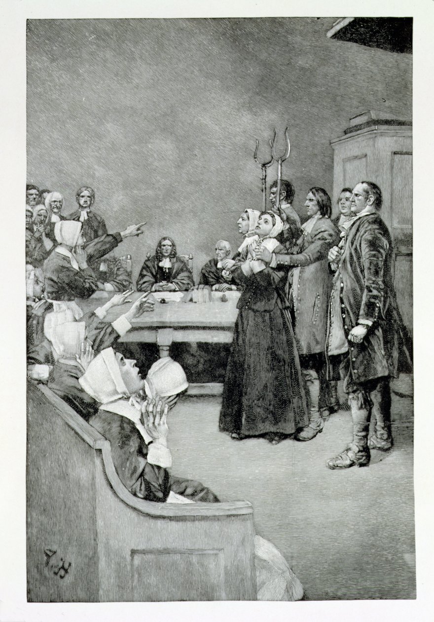 Der Prozess einer Hexe, Illustration aus 