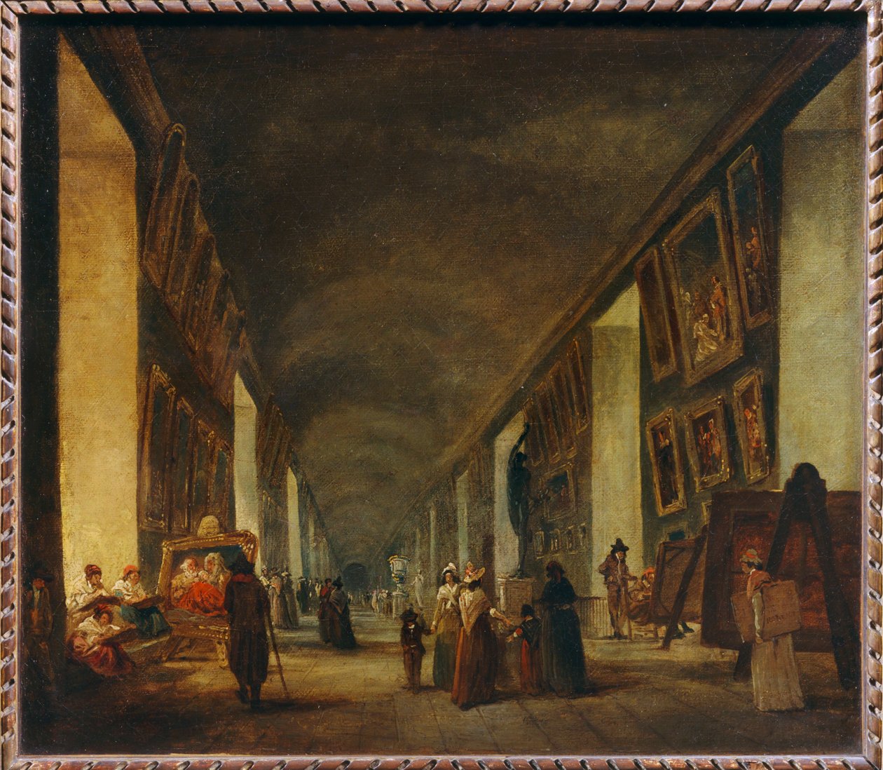 La Grande Galerie von Hubert (circle of) Robert