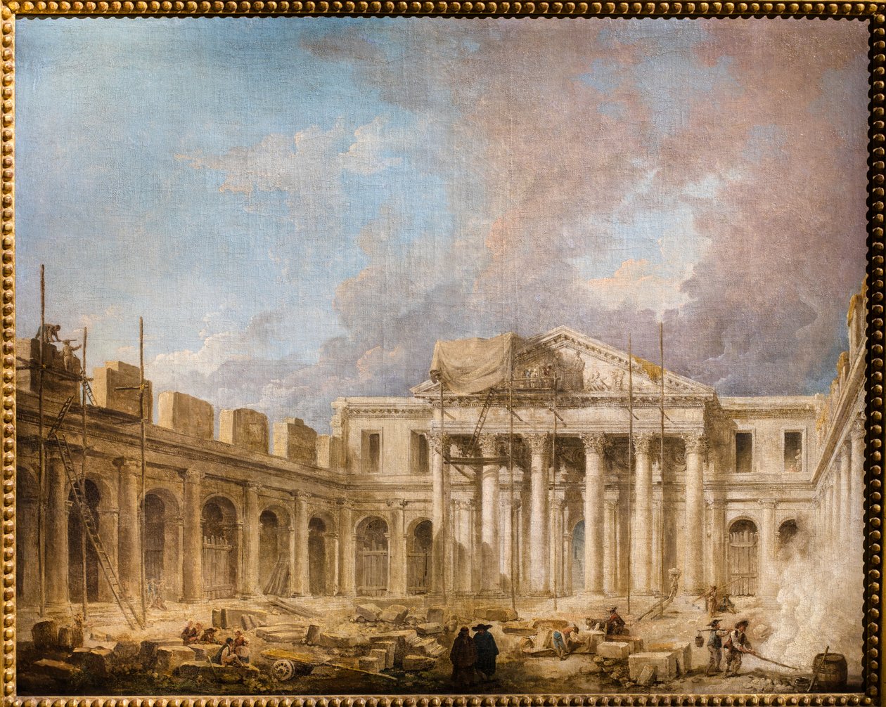 Die Schule der Chirurgie im Bau von Hubert Robert