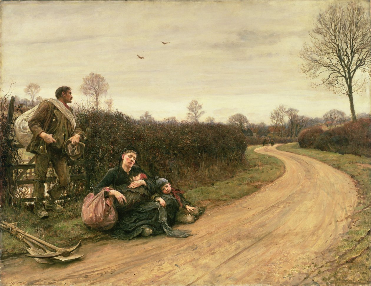 Schwere Zeiten von Hubert von Herkomer