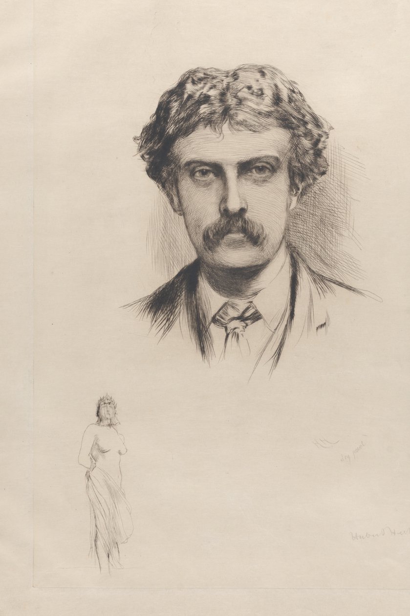 Porträt von Cecil Lawson, 1882 von Hubert von Herkomer