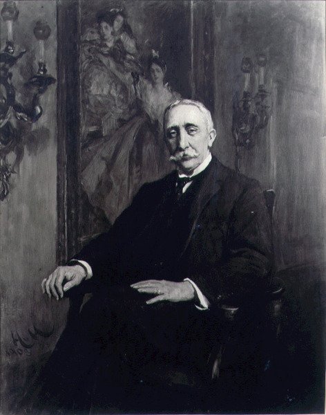 Porträt von Sir Carl Meyer, ca. 1910 von Hubert von Herkomer