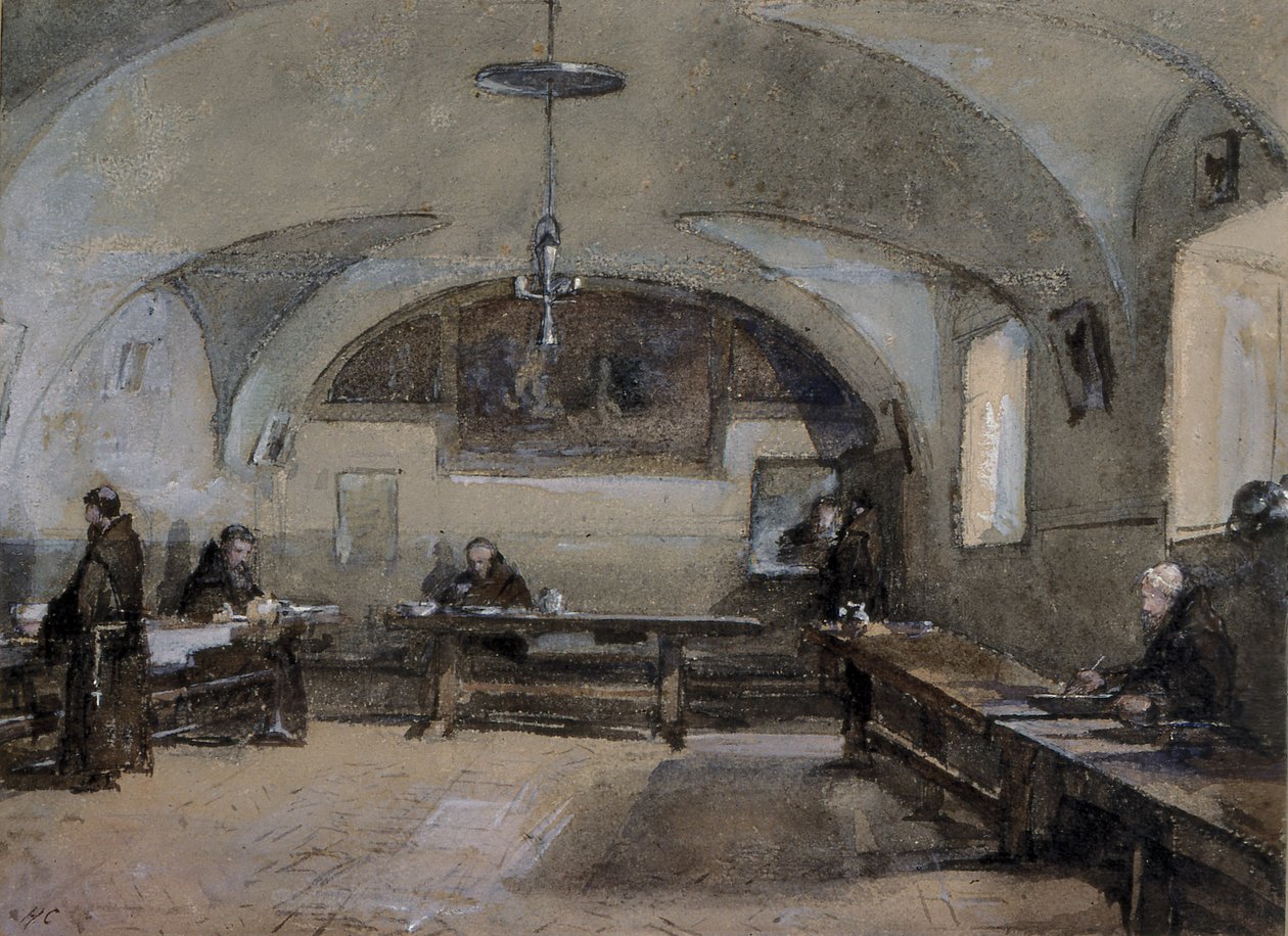 Innenraum des Kapuzinerklosters in Albano von Hugh Carter