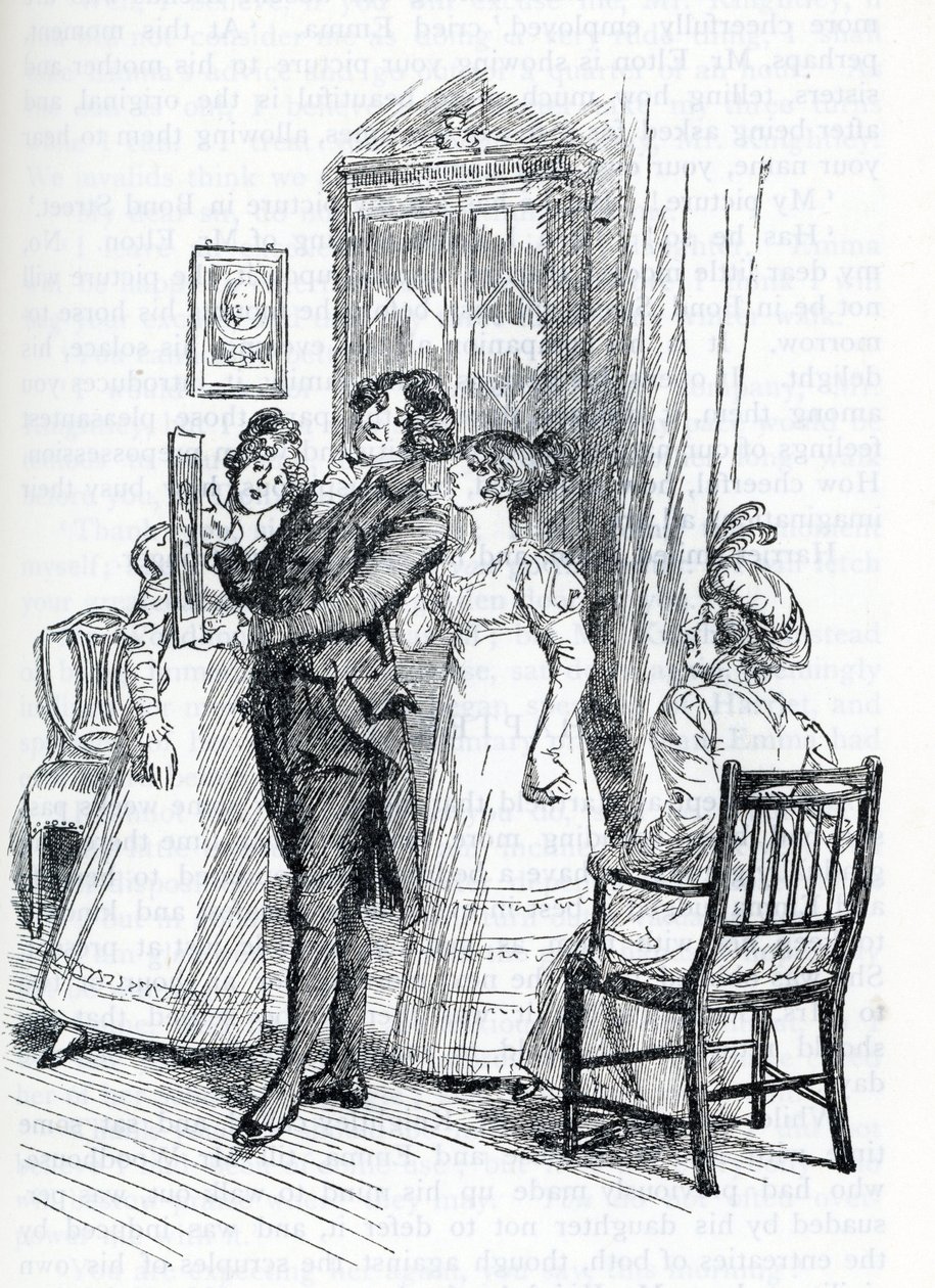 Illustration für "Emma" von Jane Austen von Hugh Thomson