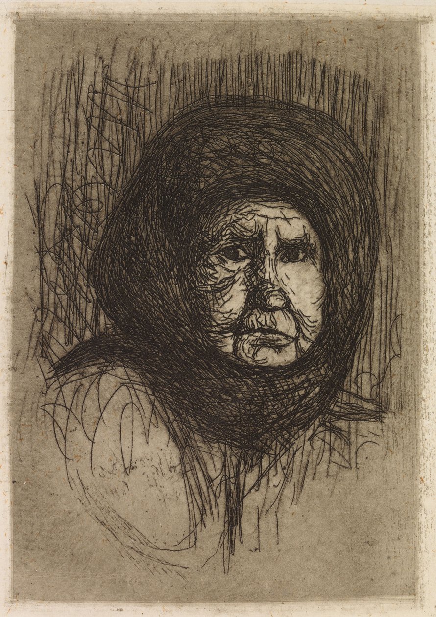 Besen Oma von Hugo Simberg