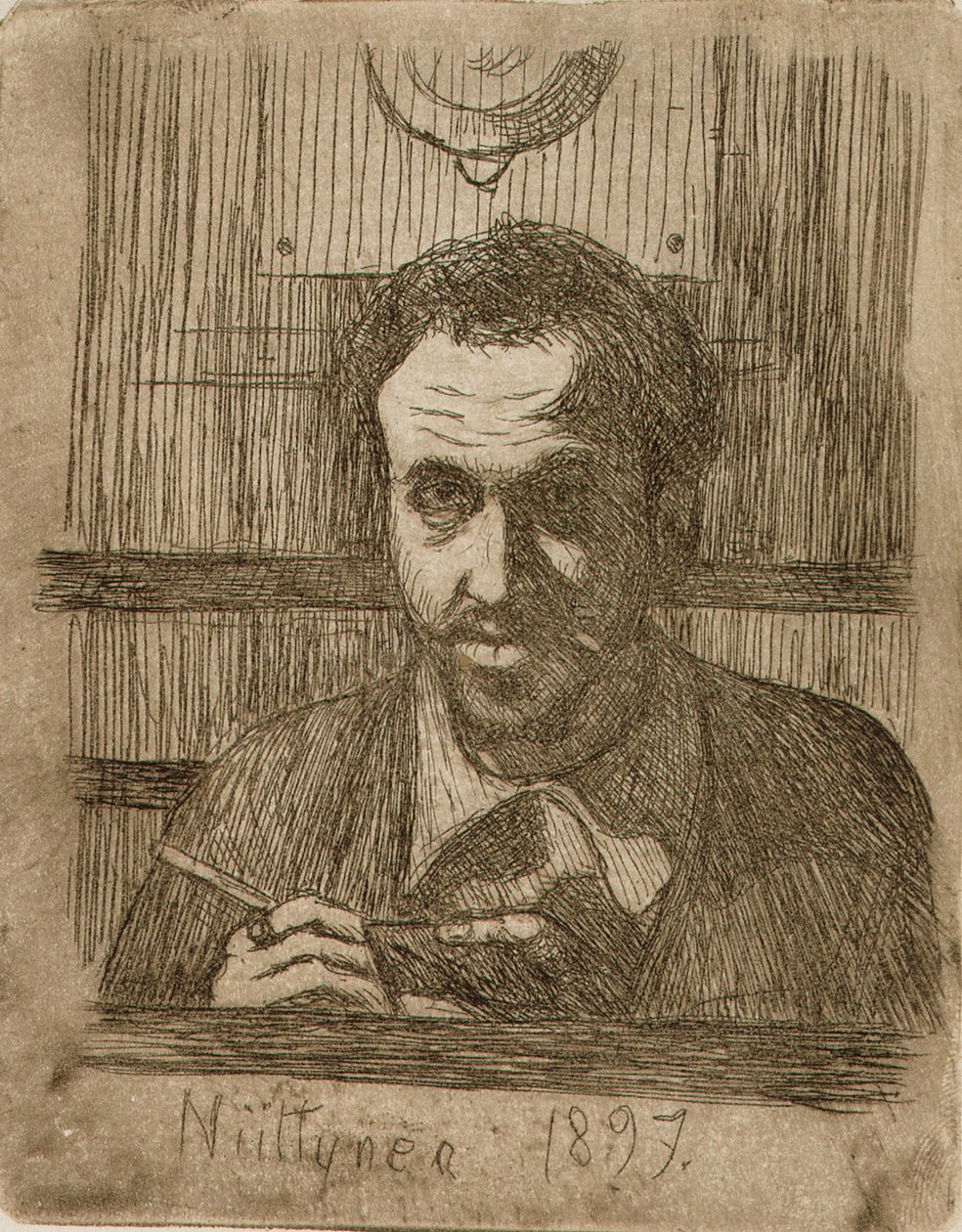 Selbstporträt II von Hugo Simberg