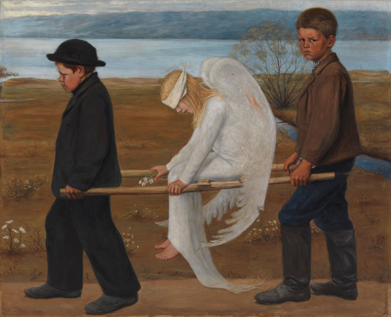 Der verwundete Engel von Hugo Simberg