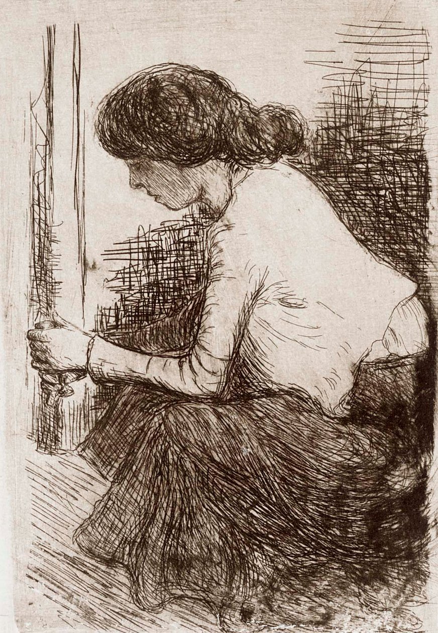 Sitzende Frau von Hugo Simberg
