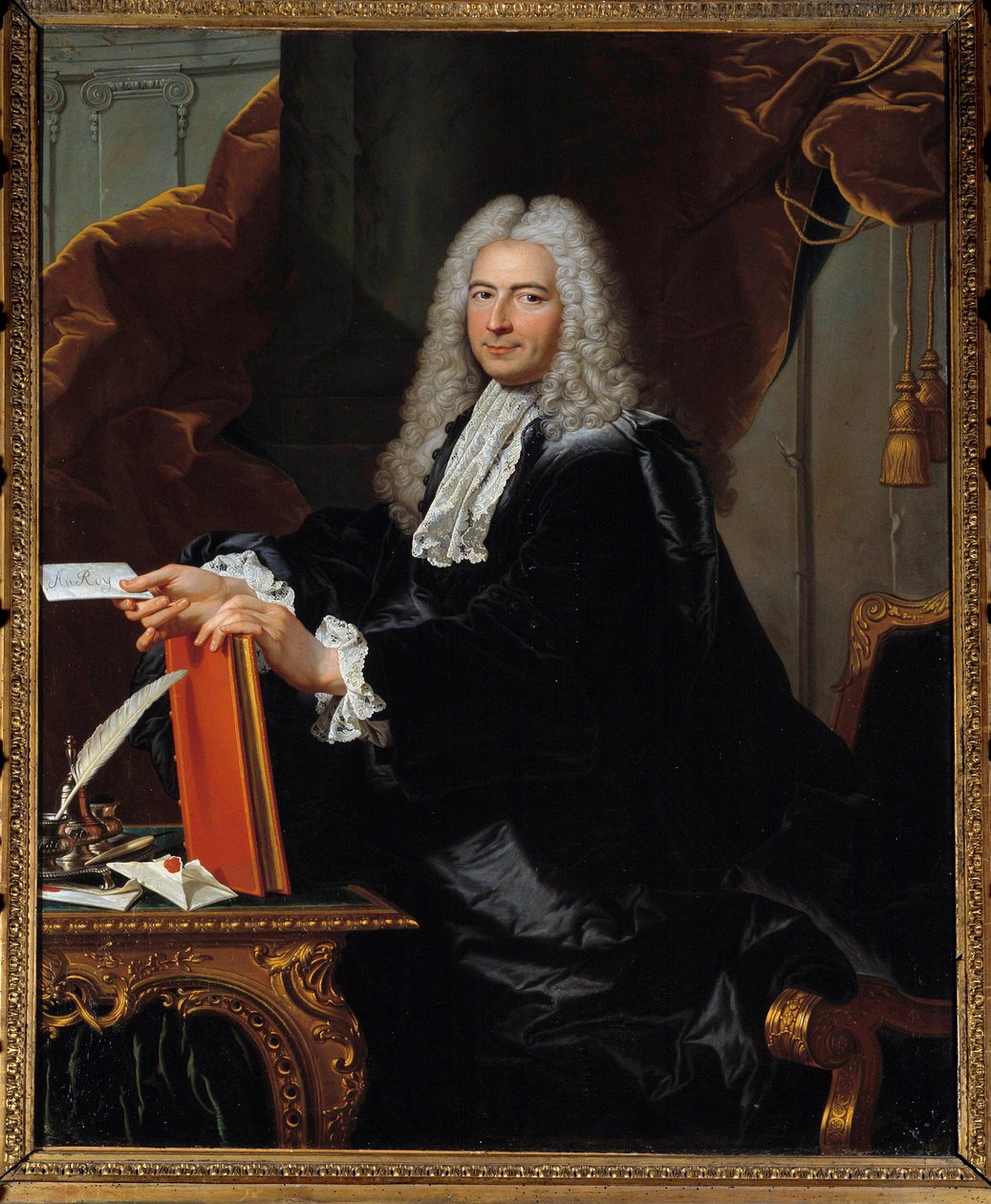 Porträt von Philibert Orry, Finanzkontrolleur von Hyacinthe (studio of) Rigaud