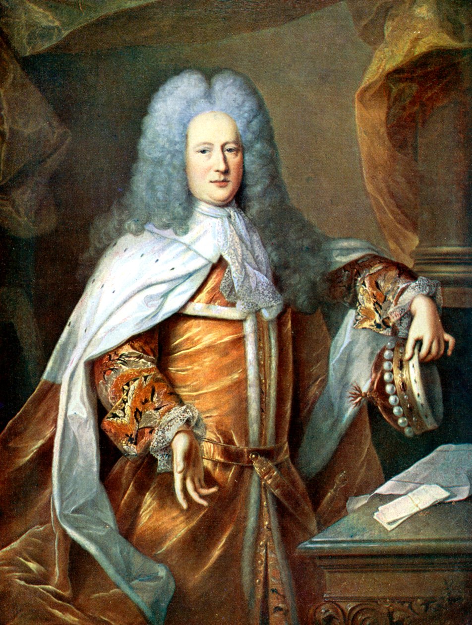 Henry St John, Viscount of Bolingbroke, englischer Politiker und Philosoph, 18. Jahrhundert, um 1905 von Hyacinthe Francois Rigaud