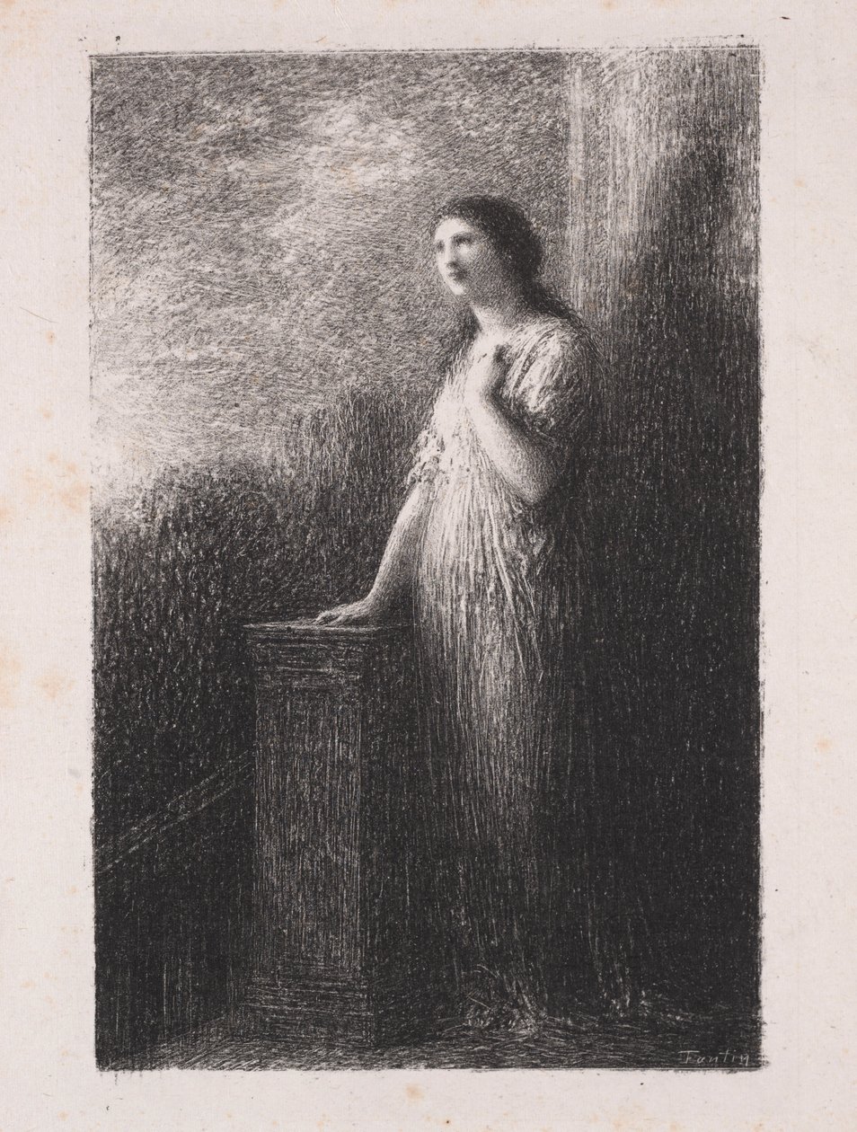 Vertrauen der Nacht von Ignace Henri Jean Fantin Latour