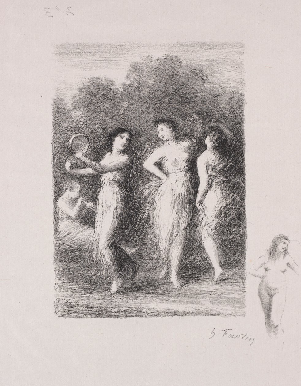Die junge Kranke von Ignace Henri Jean Fantin Latour