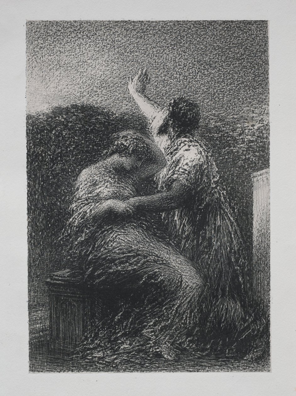 Der Magier Baltajar und Fatime von Ignace Henri Jean Fantin Latour