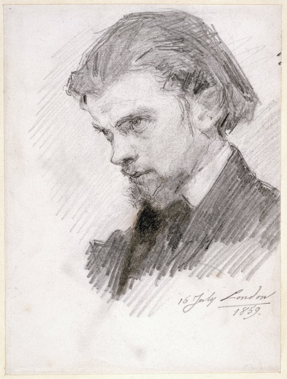 Selbstporträt, 1859 von Ignace Henri Jean Fantin Latour