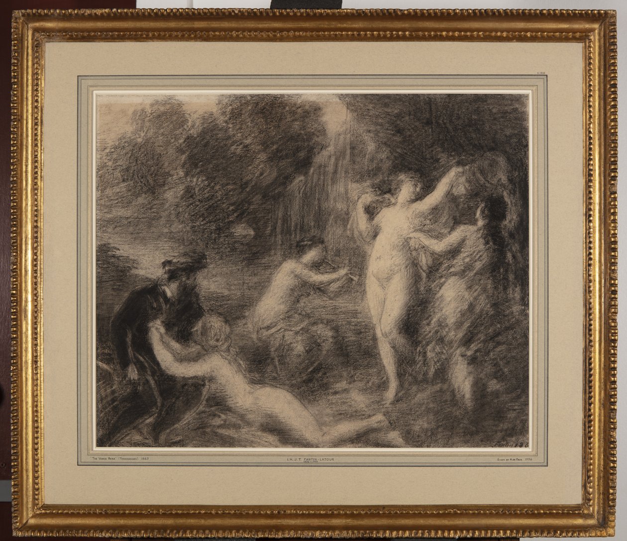 Tannhäuser auf dem Venusberg von Ignace Henri Jean Fantin Latour