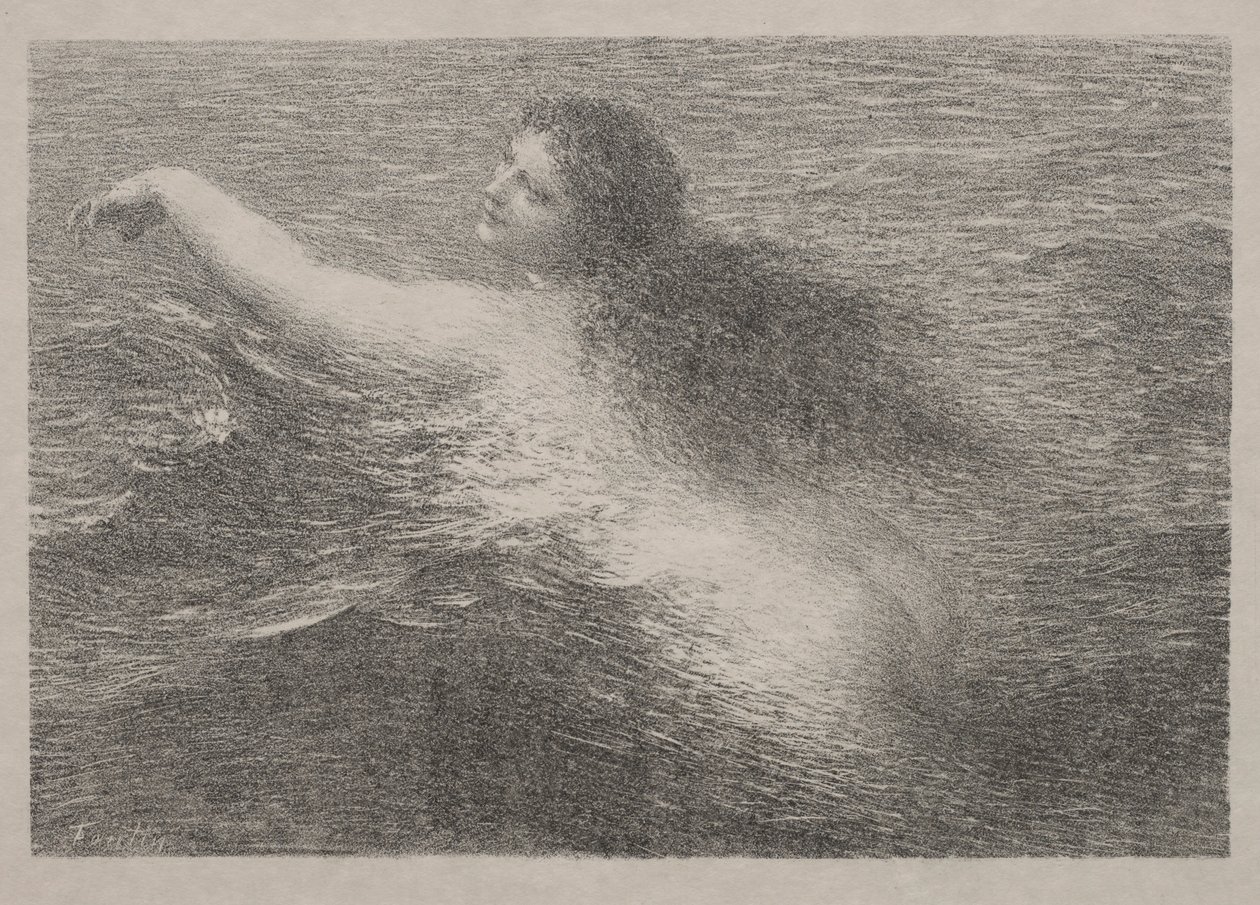 Der Wassergenie, 1896 von Ignace Henri Jean Fantin Latour