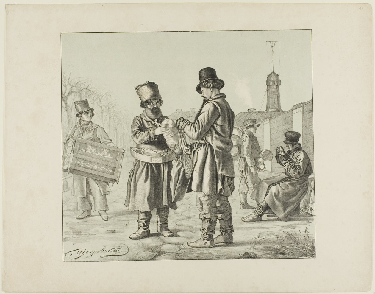 Szenen aus dem russischen Volksleben von Ignatii Stepanovich Shchedrovskii