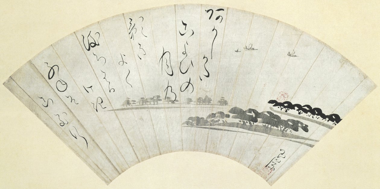 Akashi-Bucht, späte 18. Jahrhundert von Ike Gyokuran