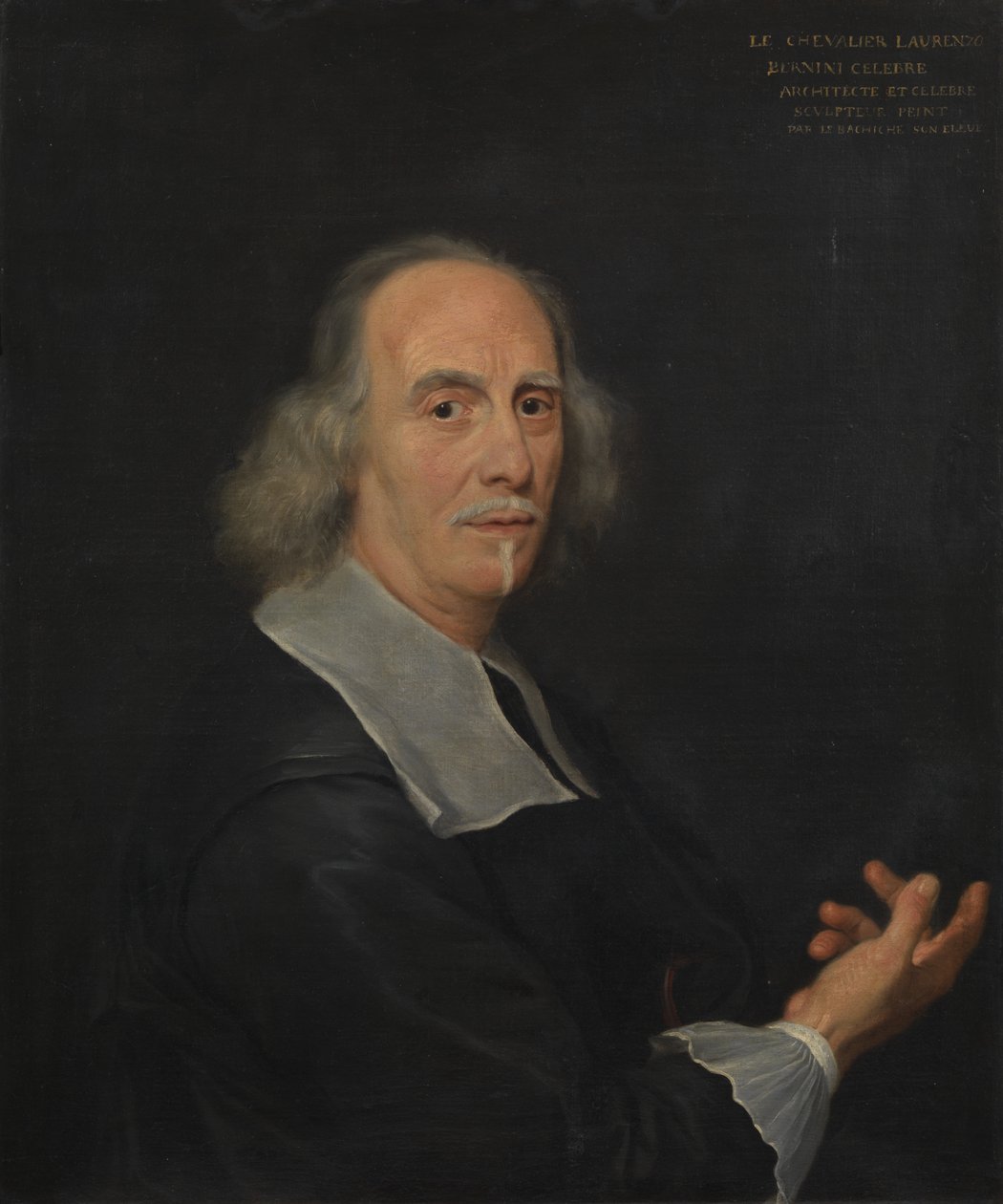 Porträt von Gian Lorenzo Bernini, 1673 von Il Baciccio