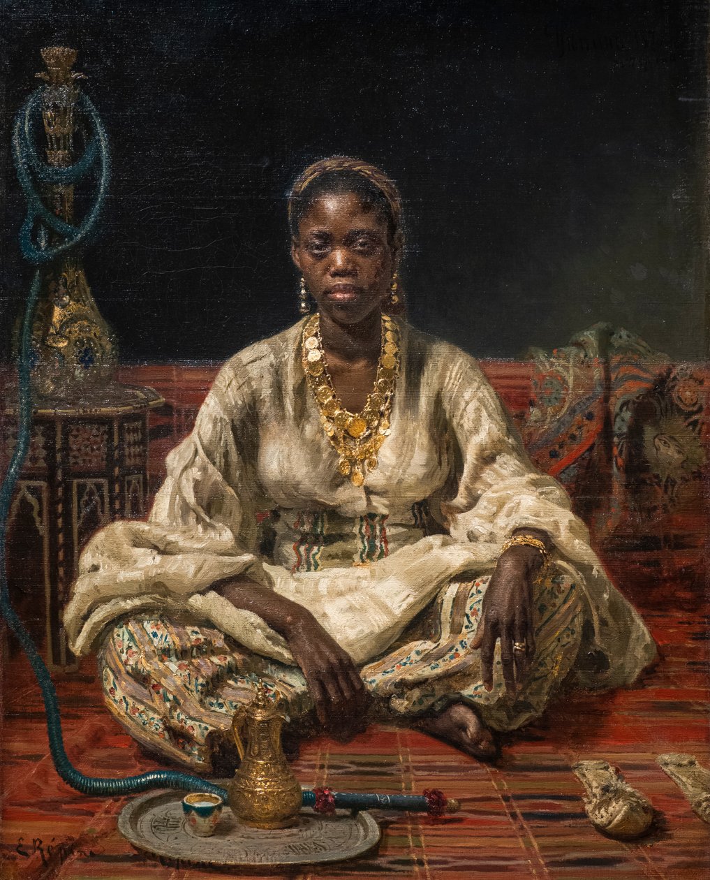 Schwarze Frau von Ilya Efimovich Repin