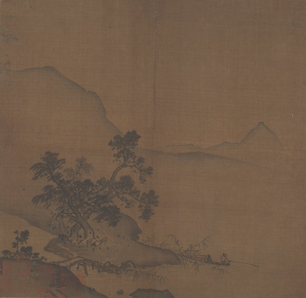 Xiantang-Mündung, ca. 1200 von In the style of Xia Gui