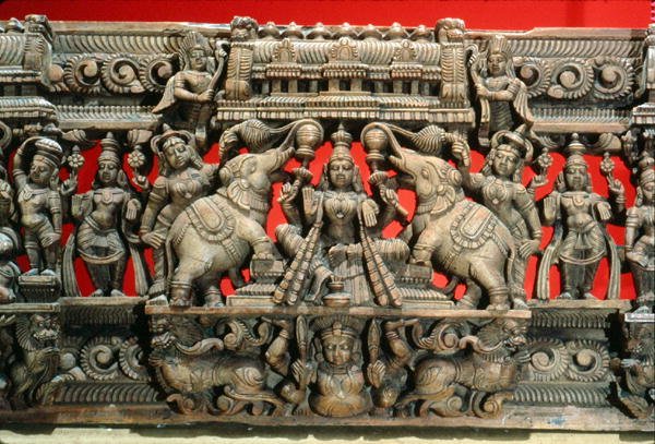 Gata Lakshmi, Göttin des Glücks und Überflusses von Indian School