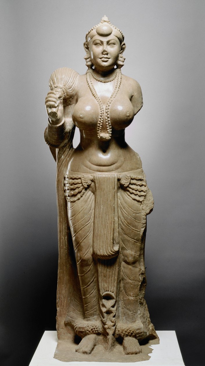 Göttin mit Fliegenwedel, Didarganj Patna-Kultur, 300 v. Chr. von Indian School