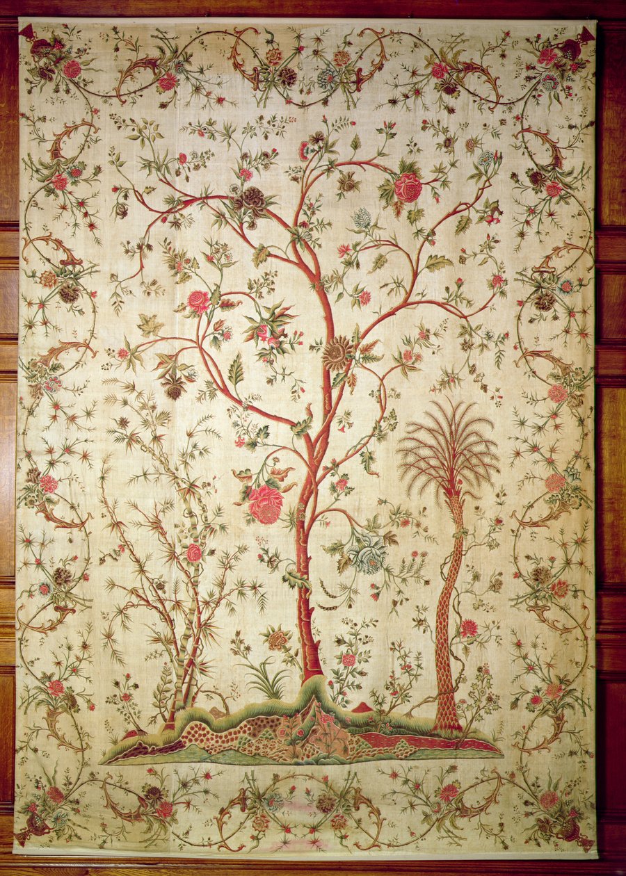 Palampore oder Überwurf von der Koromandelküste, um 1770 von Indian School