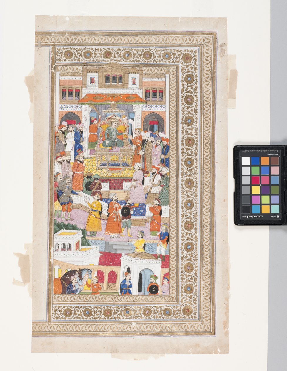 Raja mit Höflingen von Indian School
